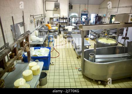 Valley Shepherd Creamery est une expérience agricole unique dans le New Jersey, Etats-Unis. Banque D'Images