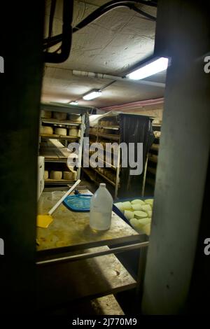 Valley Shepherd Creamery est une expérience agricole unique dans le New Jersey, Etats-Unis. Banque D'Images