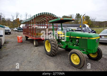 Valley Shepherd Creamery est une expérience agricole unique dans le New Jersey, Etats-Unis. Banque D'Images