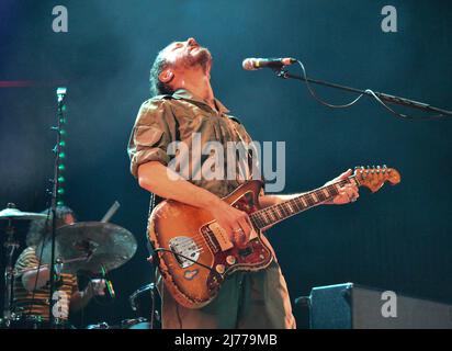 Grant Nicholas de Feeder, qui se présente sur scène en concert au Guildhall Southampton O2, le mardi 26th avril 2022 Banque D'Images