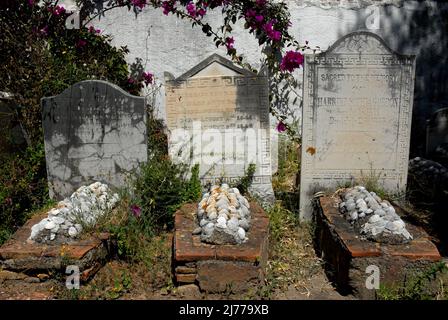 El viejo Cementerio Inglés o Cementerio de San Jorge de Málaga. Situado en la Cañada de los Ingleses ES el primer cementerio protstante de España,[1 Banque D'Images