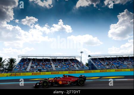 Miami, Floride, États-Unis. 6th mai 2022. #55 Carlos Sainz (ESP, Scuderia Ferrari), Grand Prix F1 de Miami à l'aérodrome international de Miami le 6 mai 2022 à Miami, États-Unis d'Amérique. (Photo par HIGH TWO) Credit: dpa Picture Alliance/Alay Live News Banque D'Images