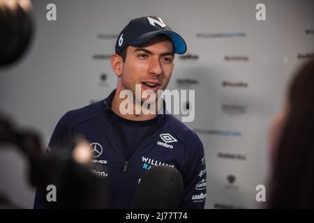 Miami, États-Unis. 06th mai 2022. Nicholas Latifi (CDN) Williams Racing. 06.05.2022. Formula 1 World Championship, Rd 5, Miami Grand Prix, Miami, Floride, USA, jour de la pratique. Le crédit photo doit être lu : images XPB/Press Association. Crédit : XPB Images Ltd/Alamy Live News Banque D'Images