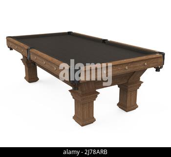 Table de billard Isolated Banque D'Images