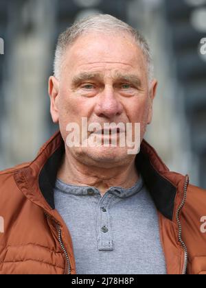 FCM Legend Siegmund Mewes en tant qu'invité à la saison 3rd de football 2021-2022 point Game 1. FC Magdeburg - FSV Zwickau Banque D'Images