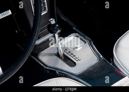 Corvette Stingray 1966 de Chevrolet, voiture sport américaine classique de deuxième génération C2 Banque D'Images
