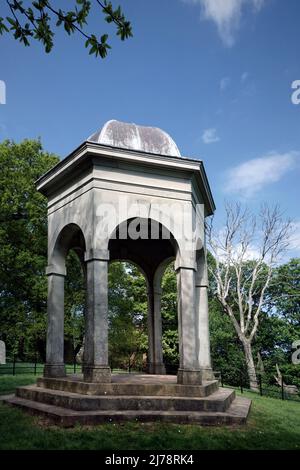 belvédère historique en parc sheringham nord de norfolk, angleterre Banque D'Images