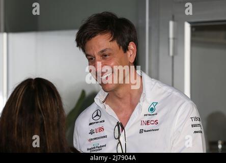 Miami International Autodrome, Miami, États-Unis le 6 mai 2022 Chef d'équipe – Toto Wolff, Mercedes AMG Petronas Motorsport pendant la FORMULE 1 CRYPTO.COM GRAND PRIX de MIAMI 2022, Phil Duncan Banque D'Images