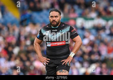 Konrad Hurrell (23) de St Helens pendant le match Banque D'Images