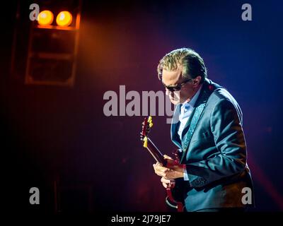 Joe Bonamassa à propos des chants et de la guitare Banque D'Images