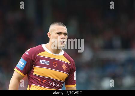 Leeds, Royaume-Uni. 07th mai 2022. Elland Road, Leeds, West Yorkshire, 7th mai 2022. Betfred Challenge Cup demi-finale Huddersfield Giants vs Hull Kingston Rovers Tui Lolohea de Huddersfield Giants crédit: Touchlinepics/Alay Live News Banque D'Images