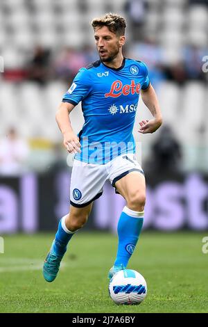 Turin, Italie. 07 mai 2022. Dries Mertens de SSC Napoli en action pendant la série Un match de football entre le FC Torino et la SSC Napoli. Credit: Nicolò Campo/Alay Live News Banque D'Images