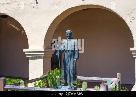 Vieille Mission Santa Ines. Solvang, Californie, États-Unis. Banque D'Images