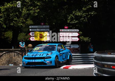 55 QING HUA Ma (CHN), Cyan Racing Lynk & Co, Lynk & Co 03 TCR, action pendant la WTCR - course de France 2022, 1st de la FIA World Touring car Cup 2022, du 7 au 8 mai à Pau, France - photo : Antonin Vincent/DPPI/LiveMedia Banque D'Images