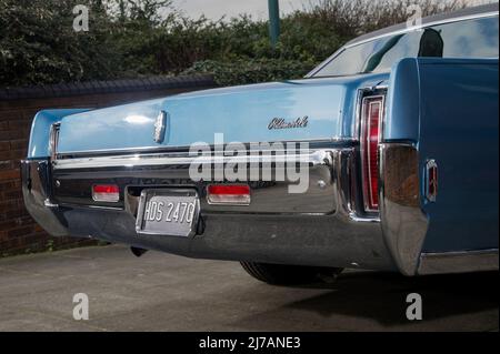 1970 Oldsmobile Rocket 98 voiture de luxe américaine classique Banque D'Images