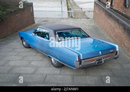 1970 Oldsmobile Rocket 98 voiture de luxe américaine classique Banque D'Images