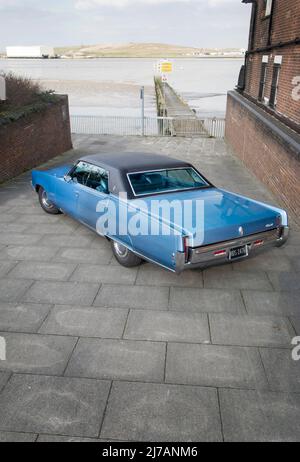 1970 Oldsmobile Rocket 98 voiture de luxe américaine classique Banque D'Images