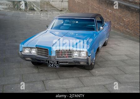 1970 Oldsmobile Rocket 98 voiture de luxe américaine classique Banque D'Images