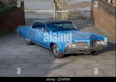 1970 Oldsmobile Rocket 98 voiture de luxe américaine classique Banque D'Images