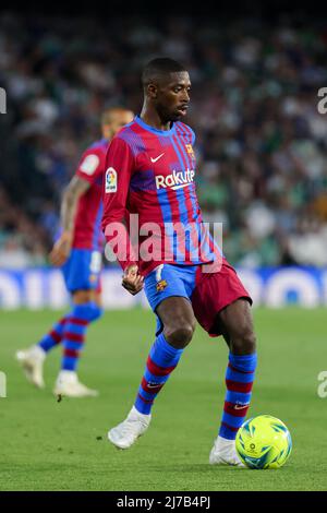 7 mai 2022, Séville, Séville, Espagne: Ousmane Dembele du FC Barcelone lors du match de la Liga Santader entre Real Betis et le FC Barcelone à Benito Villamarin à Séville, Espagne, le 07 mai 2022. (Credit image: © Jose Luis Contreras/DAX via ZUMA Press Wire) Banque D'Images