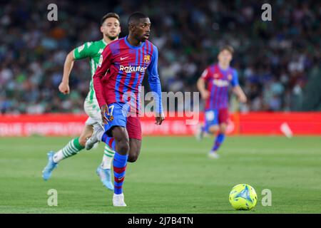 7 mai 2022, Séville, Séville, Espagne: Ousmane Dembele du FC Barcelone en action pendant le match de la Liga Santader entre Real Betis et le FC Barcelone à Benito Villamarin à Séville, Espagne, le 07 mai 2022. (Credit image: © Jose Luis Contreras/DAX via ZUMA Press Wire) Banque D'Images