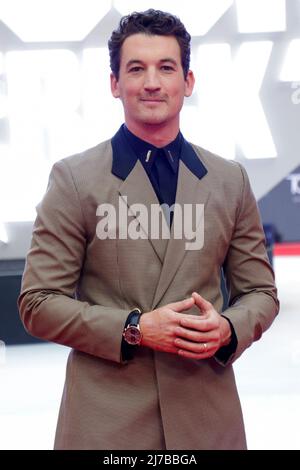 MEXICO, MEXIQUE - 06 MAI : Miles Teller participe à la première mexicaine de 'Top Gun: Maverick'. (Photo de Francisco Morales/DAMMPHOTO) Banque D'Images
