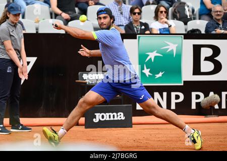 Gianmarco Ferrari (ITA) pendant les qualifications internationales BNL de l'Italie au stade Pietrangeli à Rome le 07 mai 2022. Banque D'Images