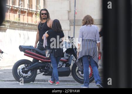 Rome, ensemble de films 'Fast and Furios 10'. Photo : Jason Momoa Banque D'Images