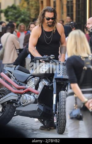 Rome, ensemble de films 'Fast and Furios 10'. Photo : Jason Momoa Banque D'Images