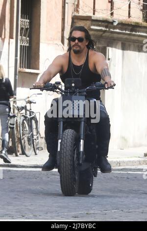 Rome, ensemble de films 'Fast and Furios 10'. Photo : Jason Momoa Banque D'Images