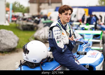 ANDRIOLO Romain (FRA), Formule 4 - Mygale génération 2, portrait lors de la ronde 2nd du Championnat de France FFSA F4 2022, du 7 au 8 mai sur le circuit de Pau-ville à Pau, France - photo Antonin Vincent / DPPI Banque D'Images