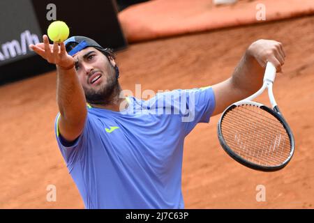 Gianmarco Ferrari (ITA) pendant les qualifications internationales BNL de l'Italie au stade Pietrangeli à Rome le 07 mai 2022. Banque D'Images