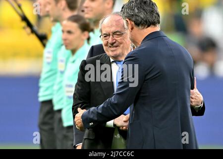 Noël le Graet - OGC Nice contre FC Nantes le 7 mai 2022 à Saint-Denis, France. (Photo de Lionel Urman/Sipa USA) Banque D'Images