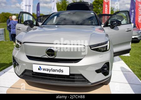 Volvo XC40 recharge, exposé à l'événement EV Live qui s'est tenu au Palais de Blenheim le 7th mai 2022 Banque D'Images