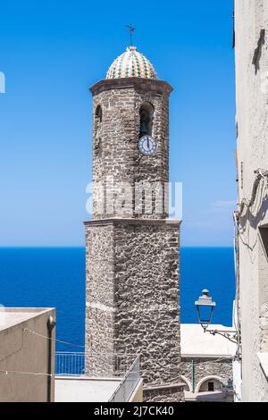 Cathédrale Saint-Antoine à Castelsardo, Sardaigne, Italie. Banque D'Images