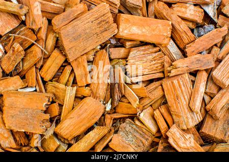 copeaux de bois texture, copeaux, déchets, macro, couleur Banque D'Images