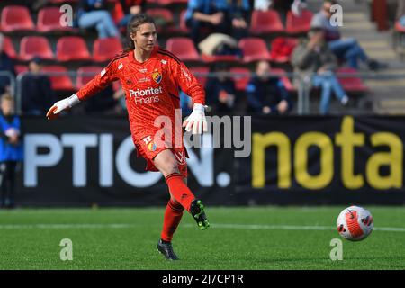 Stockholm, Suède, 08/05/2022, Kelsey Daugherty (30 Djurgarden) dans le jeu de la Ligue suédoise OBOS Damallsvenskan le 8th 2022 mai entre AIK et Djurgarden à Skytteholms IP à Stockholm, Suède Peter Sonander/SPP Banque D'Images