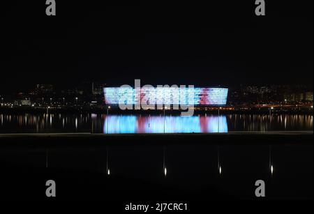 Ville de Bakou. Azerbaïdjan. 08.20.2020 ans. Le meilleur nouveau stade au monde. Banque D'Images