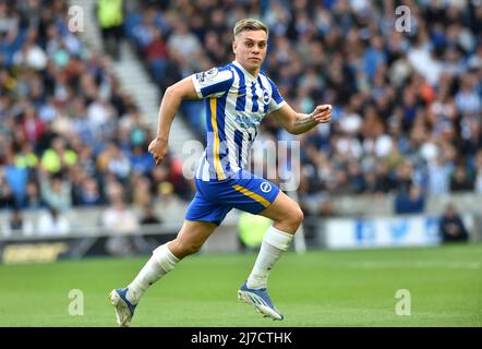 Leandro Trossard de Brighton lors du match de la Premier League entre Brighton et Hove Albion et Manchester United au stade American Express , Brighton , Royaume-Uni - 7th mai 2022 photo Simon Dack/Telephoto Images. Usage éditorial uniquement. Pas de merchandising. Pour les images de football, les restrictions FA et Premier League s'appliquent inc. Aucune utilisation Internet/mobile sans licence FAPL - pour plus de détails, contactez football Dataco Banque D'Images