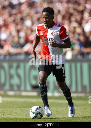 Rotterdam, pays-Bas, le 8 mai 2022 ROTTERDAM - Luis Sinisterra de Feyenoord pendant le match néerlandais Eredivisie entre Feyenoord et PSV au stade Feyenoord de Kuip le 8 mai 2022 à Rotterdam, pays-Bas. ANP MAURICE VAN STEEN Banque D'Images