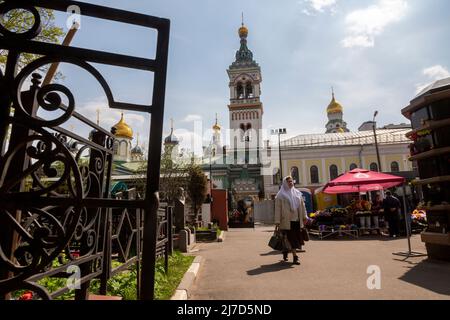 Moscou, Russie. 8th mai 2022. Vue sur le cimetière Rogozhskoye dans la Rogozhskaya Sloboda à Moscou, Russie. Nikolay Vinokurov/Alay Live News Banque D'Images