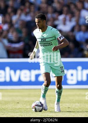 Rotterdam, pays-Bas, 8 mai 2022 ROTTERDAM - Cody Gakpo du PSV Eindhoven lors du match néerlandais Eredivisie entre Feyenoord et PSV au stade Feyenoord de Kuip le 8 mai 2022 à Rotterdam, pays-Bas. ANP MAURICE VAN STEEN Banque D'Images