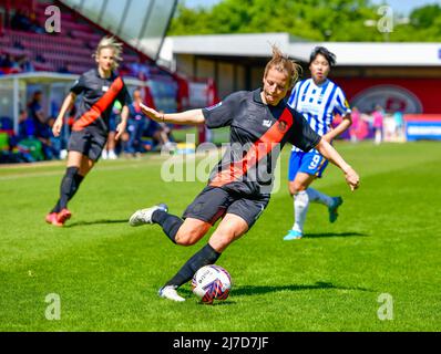 Crawley, Royaume-Uni, 8th 2022 mai, Anna Anvegard d'Everton lors du match de Super League féminin de la FA entre Brighton & Hove Albion Women et Everton au People's Pension Stadium, le 8th 2022 mai à Crawley, Royaume-Uni. (Photo de Jeff Mood/phcimages.com) Banque D'Images