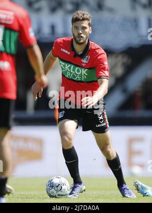 Rotterdam, pays-Bas, le 8 mai 2022 NIMÈGUE - Javier Vet de NEC Nimègue lors du match néerlandais entre NEC et Vas-y Eagles à de Goffert le 8 mai 2022 à Nimègue, pays-Bas. ANP BART STOUTJEDIJK Banque D'Images