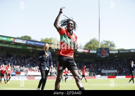 Rotterdam, pays-Bas, le 8 mai 2022 NIMÈGUE - Ibrahim Cissoko de NEC Nimègue lors du match néerlandais entre NEC et Vas-y Eagles à de Goffert le 8 mai 2022 à Nimègue, pays-Bas. ANP BART STOUTJEDIJK Banque D'Images