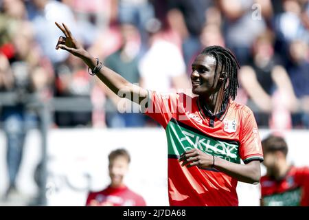 Rotterdam, pays-Bas, le 8 mai 2022 NIMÈGUE - Ibrahim Cissoko de NEC Nimègue lors du match néerlandais entre NEC et Vas-y Eagles à de Goffert le 8 mai 2022 à Nimègue, pays-Bas. ANP BART STOUTJEDIJK Banque D'Images