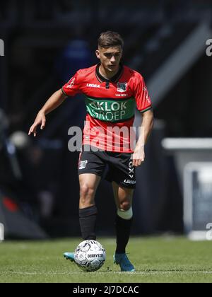Rotterdam, pays-Bas, le 8 mai 2022 NIMÈGUE - Bart van Rooij de NEC Nimègue, lors du match néerlandais entre NEC et Vas-y Eagles à de Goffert le 8 mai 2022 à Nimègue, pays-Bas. ANP BART STOUTJEDIJK Banque D'Images