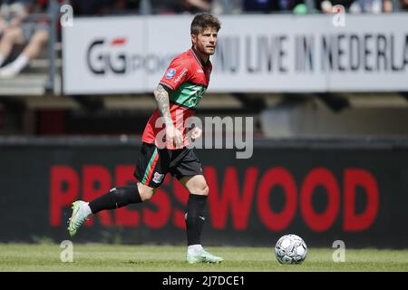 Rotterdam, pays-Bas, le 8 mai 2022 NIJMEGEN - Lasse Schone de NEC Nijmegen pendant le match néerlandais Eredivisie entre NEC et Vas-y Eagles à de Goffert le 8 mai 2022 à Nimègue, pays-Bas. ANP BART STOUTJEDIJK Banque D'Images