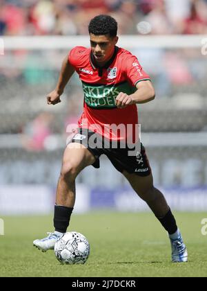 Rotterdam, pays-Bas, le 8 mai 2022 NIMÈGUE - Elayis Tavsan de NEC Nijmegen pendant le match néerlandais Eredivisie entre NEC et Vas-y Eagles à de Goffert le 8 mai 2022 à Nimègue, pays-Bas. ANP BART STOUTJEDIJK Banque D'Images