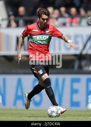 Rotterdam, pays-Bas, le 8 mai 2022 NIJMEGEN - Rodrigo Guth de NEC Nijmegen pendant le match néerlandais Eredivisie entre NEC et Vas-y Eagles à de Goffert le 8 mai 2022 à Nimègue, pays-Bas. ANP BART STOUTJEDIJK Banque D'Images